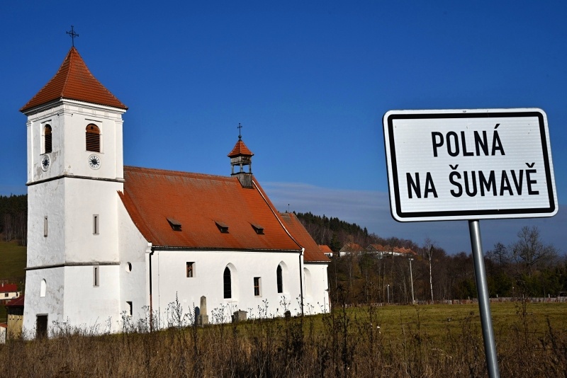 Polná na Šumavě, kostel sv. Martina